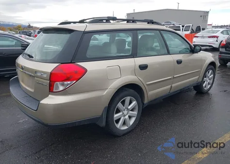 2009 Subaru Outback 2.5I из США, поврежденный, VIN 4S4BP61C897314706